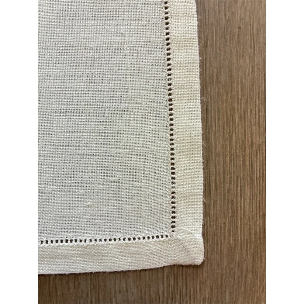 Sferra CLASSICO Hem stitched  Placemats & Napkins  Set Of 4 Each Italian Linen